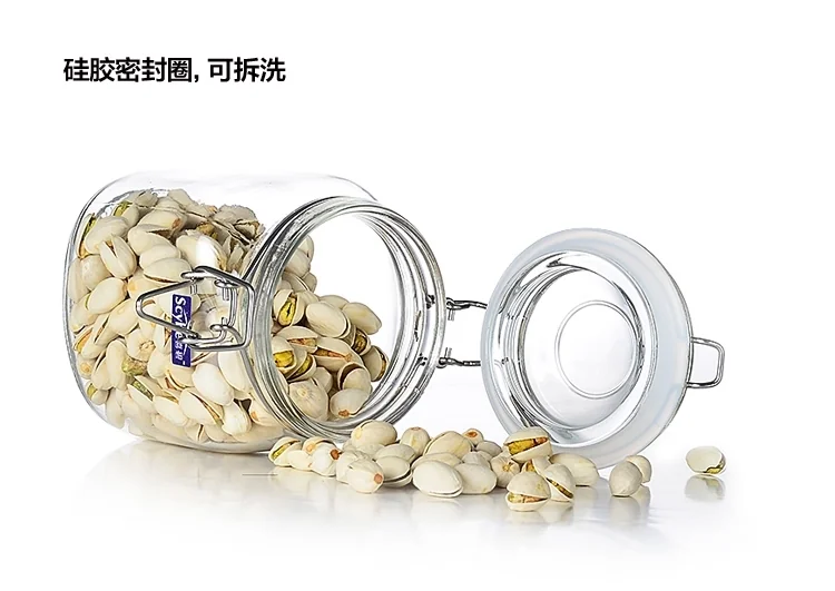 Scybe glass sealed storage tank set of 2 500ml+750ml detail image 10