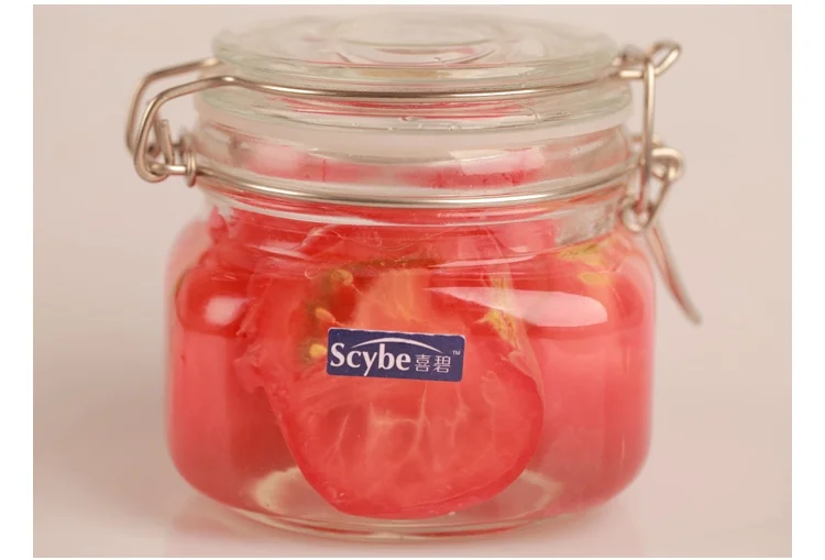 Scybe glass sealed storage tank set of 2 500ml+750ml detail image 7