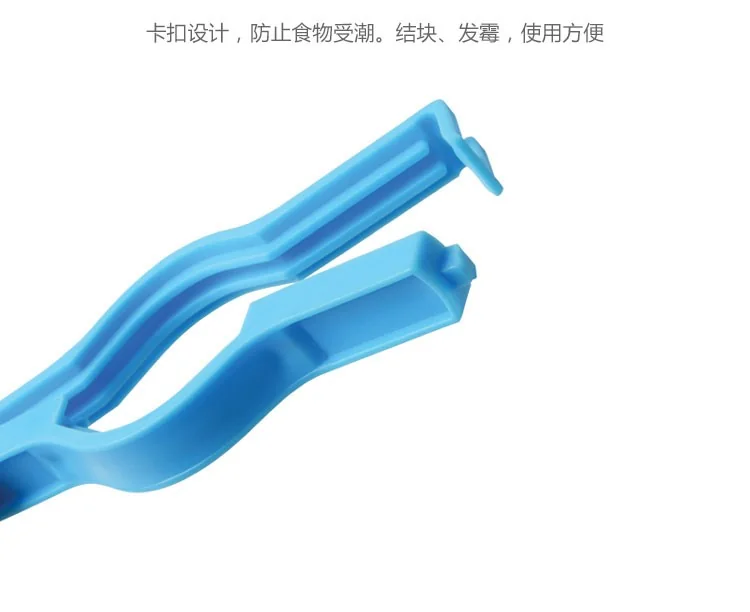 YISEN Food sealing discharge nozzle, Sealing clip, Keep fresh with lid, Prevent moisture and prevent dust, large, Mixed color 6 pack detail image 14