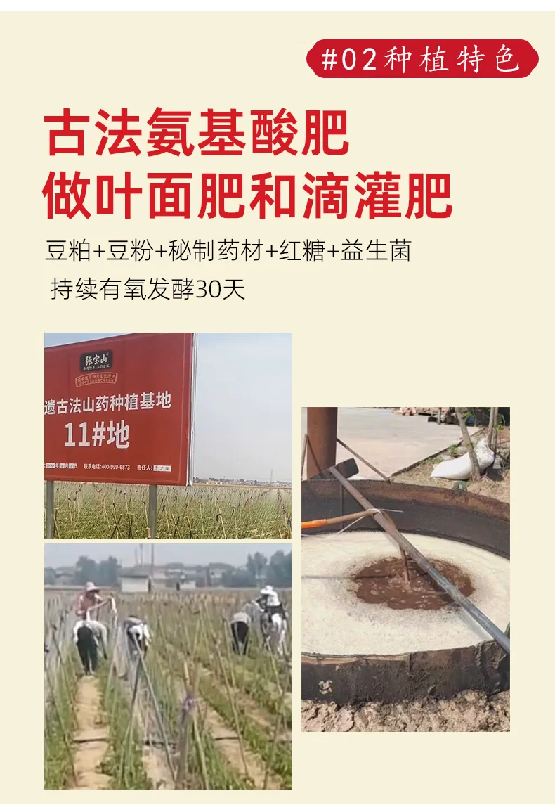 张宝山铁棍山药粉怀山药早餐脾胃养代餐粉老年人营养品600g*2罐（共1200g） detail image 10