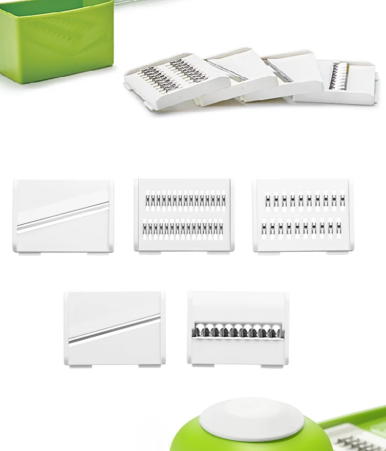 ZhangXiaoQuan Multifunctional Vegetable Cutter with 5 Changeable Blades detail image 11