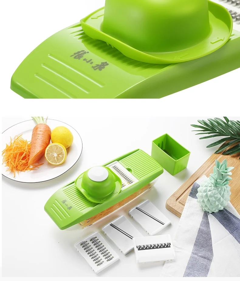 ZhangXiaoQuan Multifunctional Vegetable Cutter with 5 Changeable Blades detail image 12