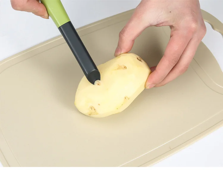 ZhangXiaoQuan Stainless steel paring knife,Lightweight and compact, Peel as thin as a cicada wing, green detail image 12