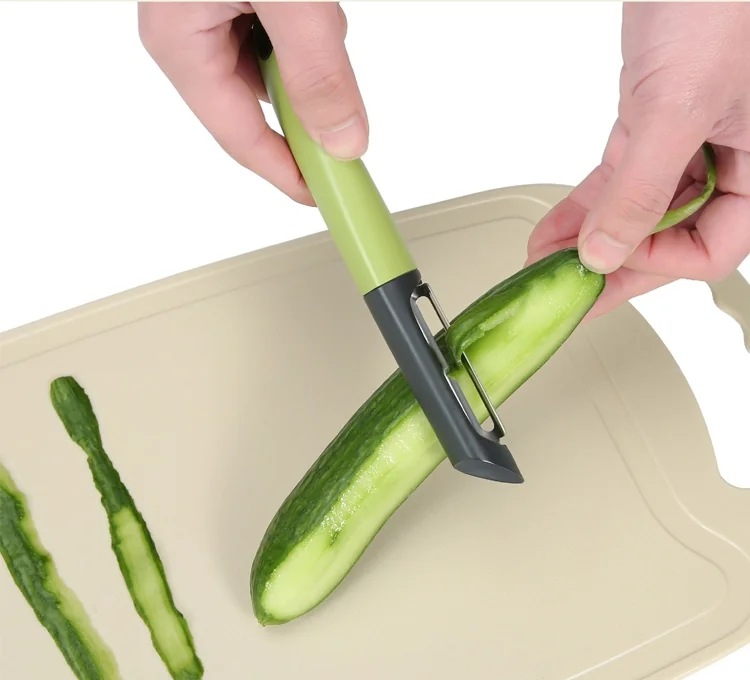 ZhangXiaoQuan Stainless steel paring knife,Lightweight and compact, Peel as thin as a cicada wing, green detail image 13