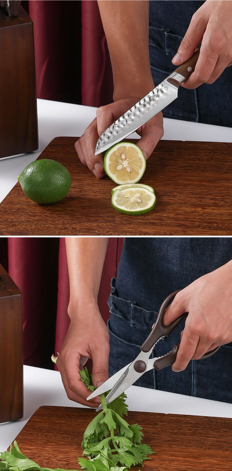 Zhang Xiaoquan knife, Sharp and wear-resistant, Not easy to rust, Six-piece set detail image 9