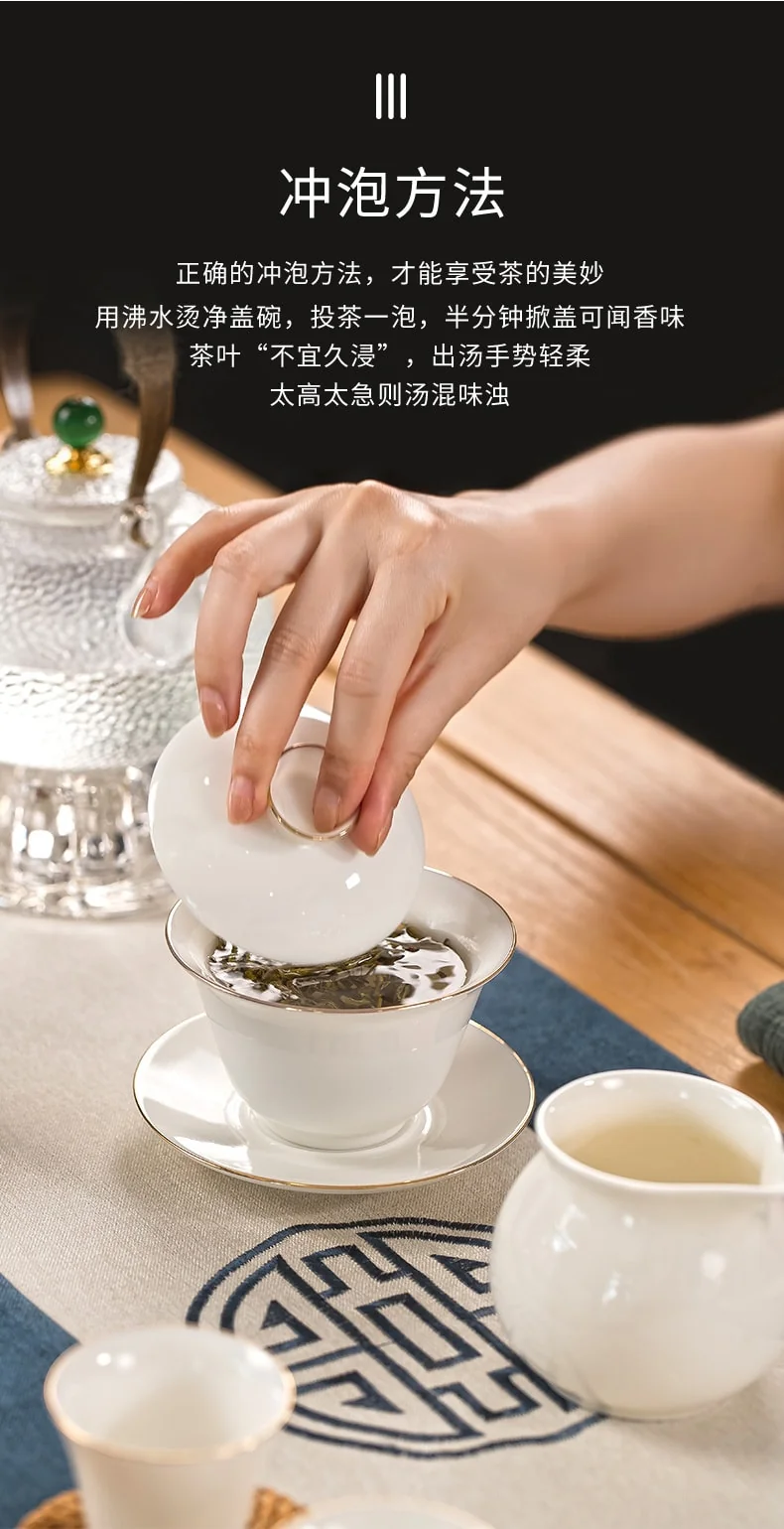 Zhang Yiyuan Special Jasmine Mao Jian Flower Tea Rich and long-lasting aroma on the lips Golden Can 200g detail image 11