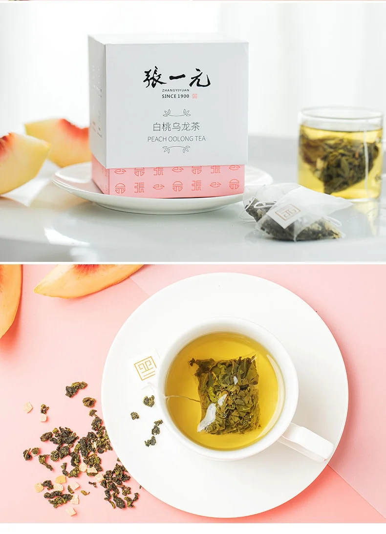 Zhang Yiyuan White Peach Oolong Tea Fruity and mellow, classic fragrance, hot and cold can be Bags of tea 30g(10pcs) detail image 9