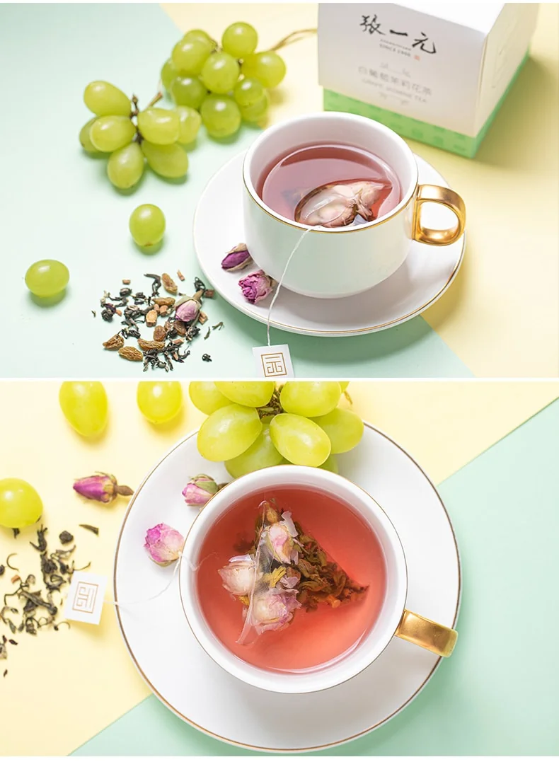 Zhang Yiyuan White Grape Jasmine Tea Sweet & Sour, Fruity, Elegant, Hot & Cold Bags 30g (10pcs) detail image 10