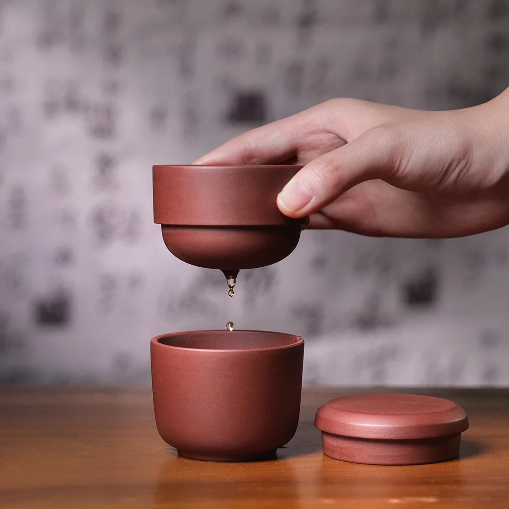 【China Direct Mail, Time 10-15 Days】 Zhengshantang Zisha Express Cup essential 160ml for travel detail image 2