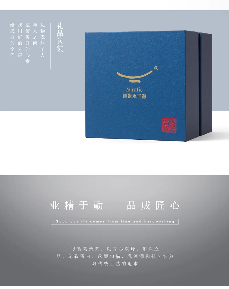 【中国直邮，时效10-15天】Auratic 国瓷永丰源先生瓷海上明珠6头旅行套装（210ml） detail image 9
