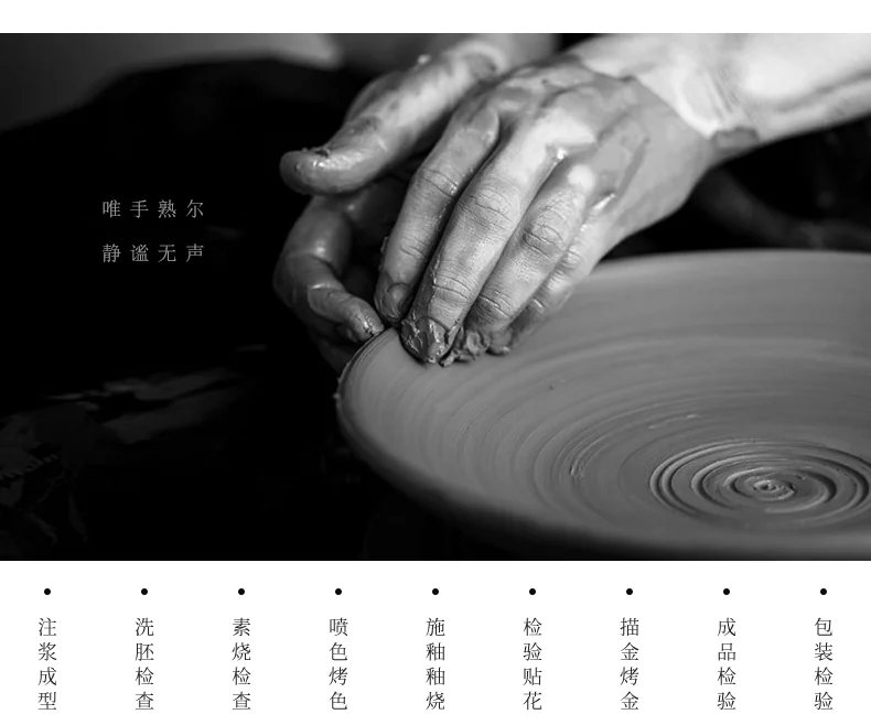【中国直邮，时效10-15天】Auratic 国瓷永丰源先生瓷-四海升平15头家宴摆台餐具 detail image 17