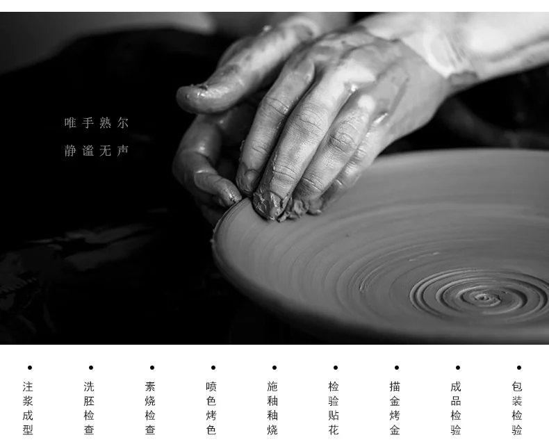 【中国直邮，时效10-15天】Auratic 国瓷永丰源 先生瓷·四海升平四件套盖杯 280ml detail image 14