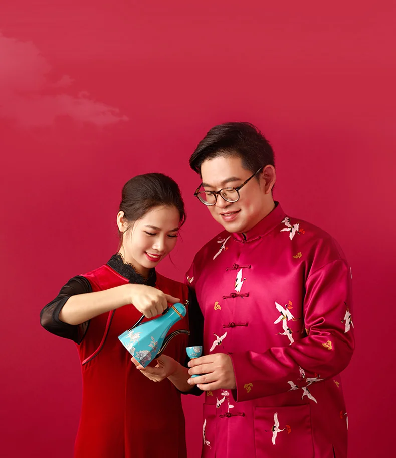 【中国直邮，时效10-15天】Auratic 国瓷永丰源水墨牡丹12头酒具（380ml） detail image 13