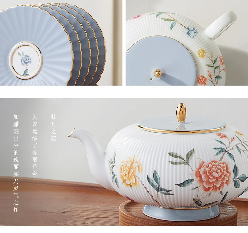 【中国直邮，时效10-15天】Auratic 国瓷永丰源月亮时光10头茶具 detail image 10
