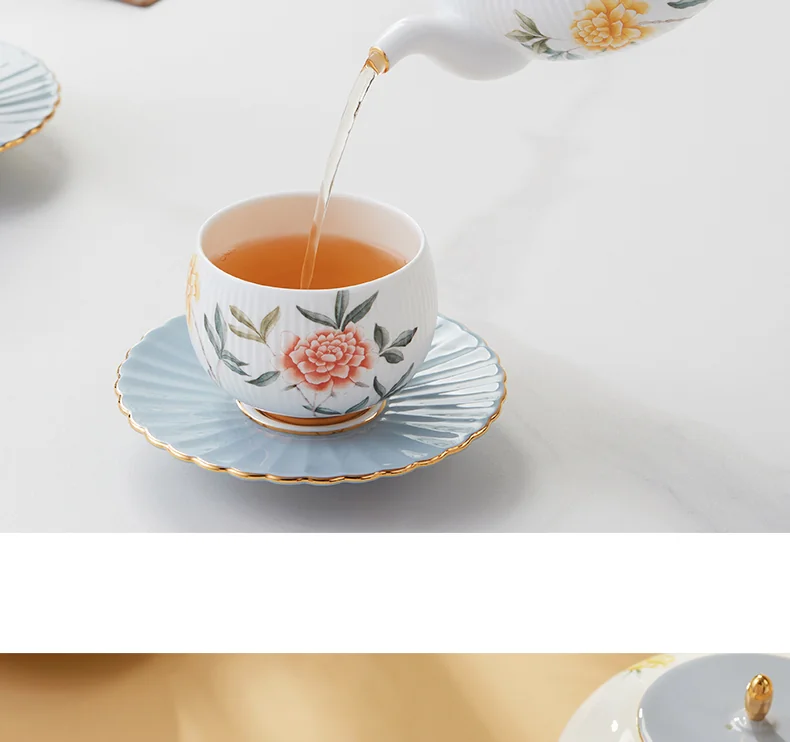 【中国直邮，时效10-15天】Auratic 国瓷永丰源月亮时光10头茶具 detail image 14