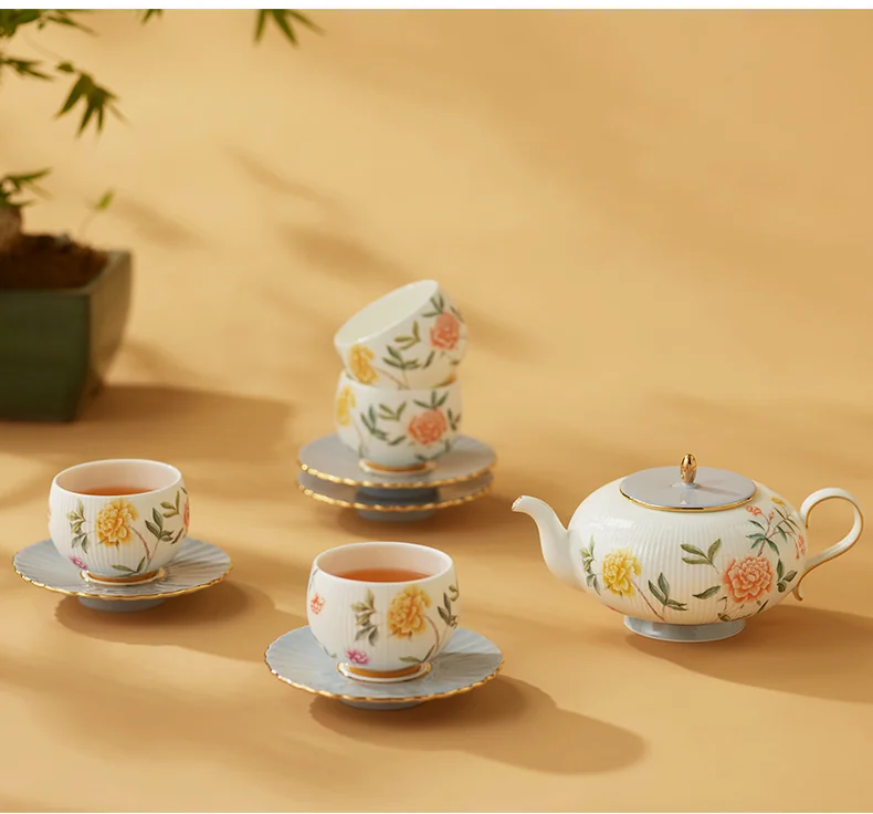 【中国直邮，时效10-15天】Auratic 国瓷永丰源月亮时光10头茶具 detail image 8