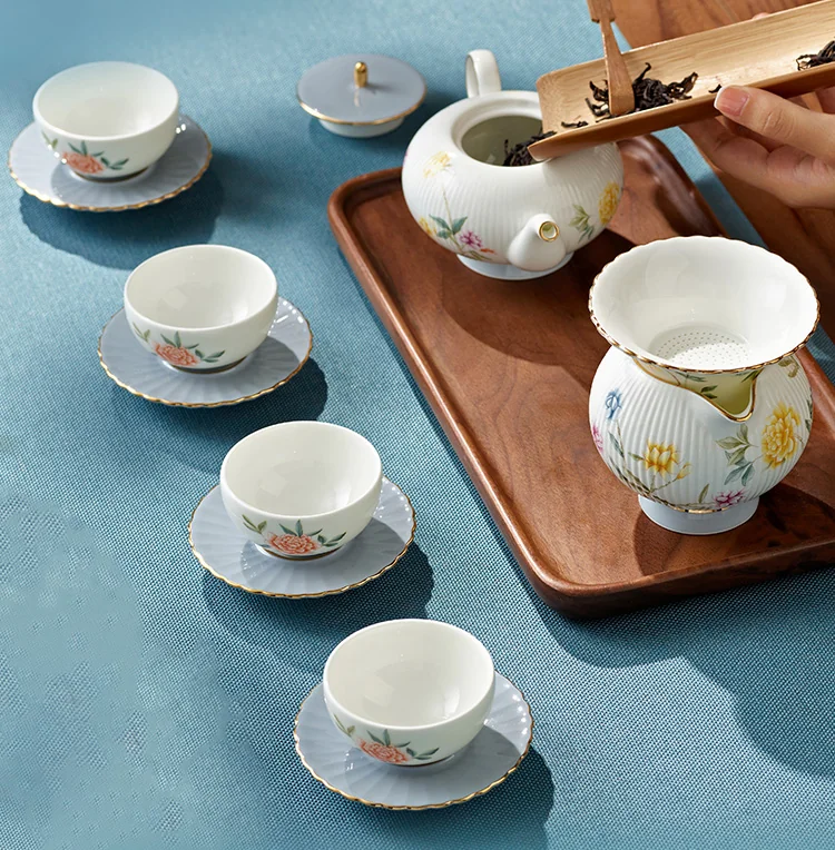 【中国直邮，时效10-15天】Auratic 国瓷永丰源月亮时光12头茶具（4人位） detail image 3