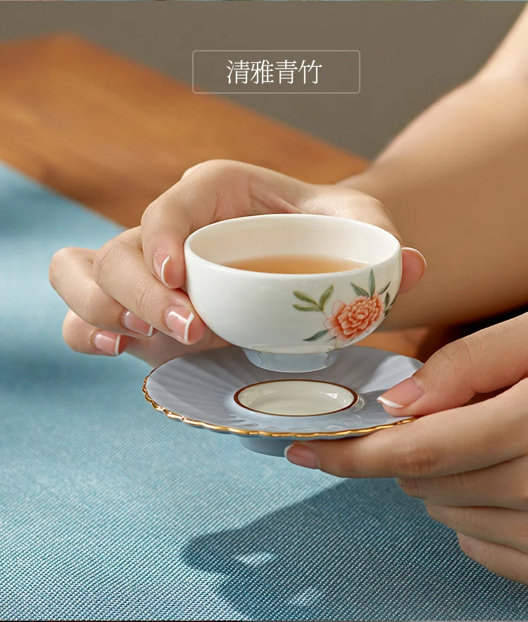 【中国直邮，时效10-15天】Auratic 国瓷永丰源月亮时光12头茶具（4人位） detail image 6
