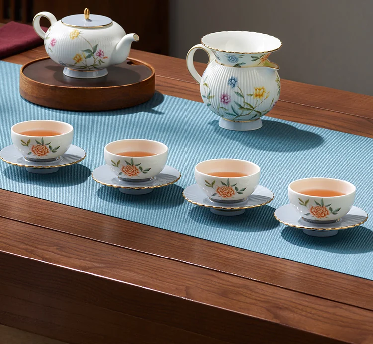 【中国直邮，时效10-15天】Auratic 国瓷永丰源月亮时光12头茶具（4人位） detail image 8