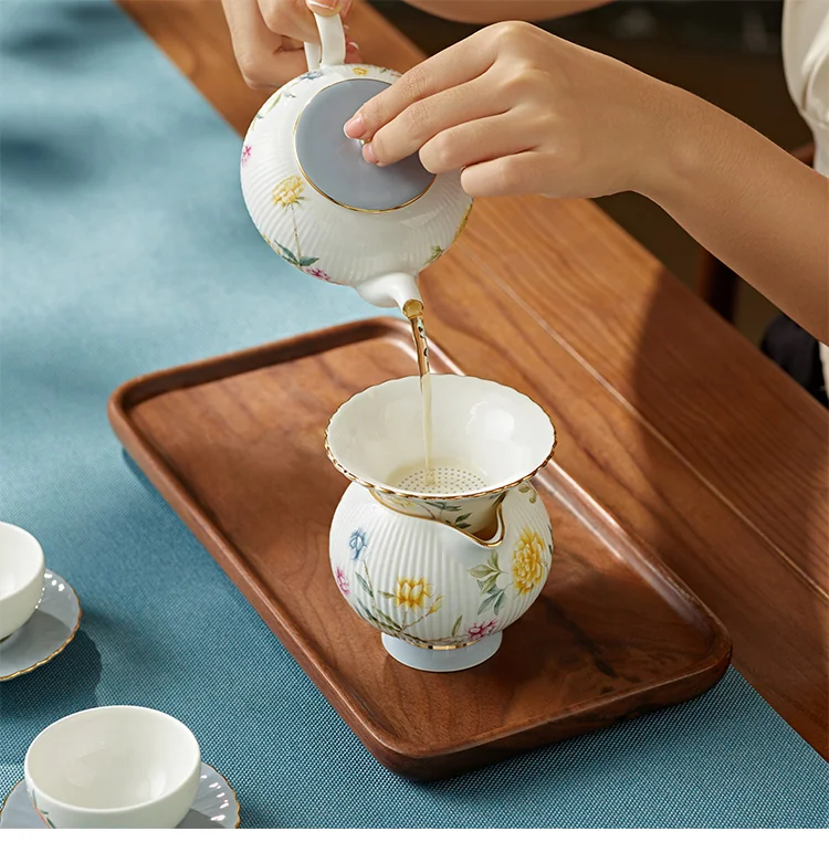 【中国直邮，时效10-15天】Auratic 国瓷永丰源月亮时光12头茶具（4人位） detail image 9