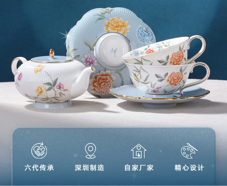 【中国直邮，时效10-15天】Auratic 国瓷永丰源月亮时光10头西式下午茶套具（2人位） detail image 3