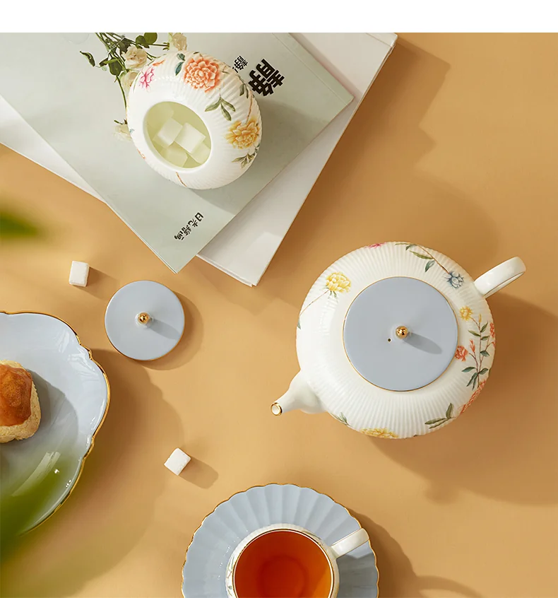 【中国直邮，时效10-15天】Auratic 国瓷永丰源月亮时光18头茶咖具 detail image 12