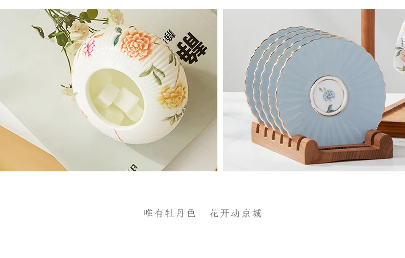 【中国直邮，时效10-15天】Auratic 国瓷永丰源月亮时光18头茶咖具 detail image 5