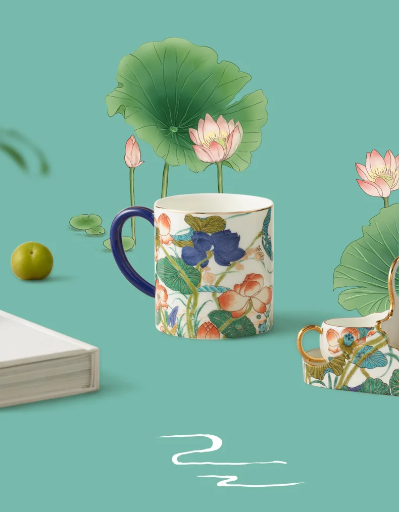 [China Direct Shipping, 10-15 days] Auratic China Porcelain Yongfengyuan Happiness Tea Cup (350ml) detail image 11