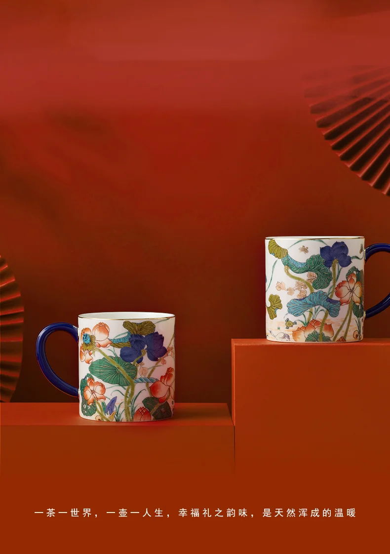 [China Direct Shipping, 10-15 days] Auratic China Porcelain Yongfengyuan Happiness Tea Cup (350ml) detail image 19