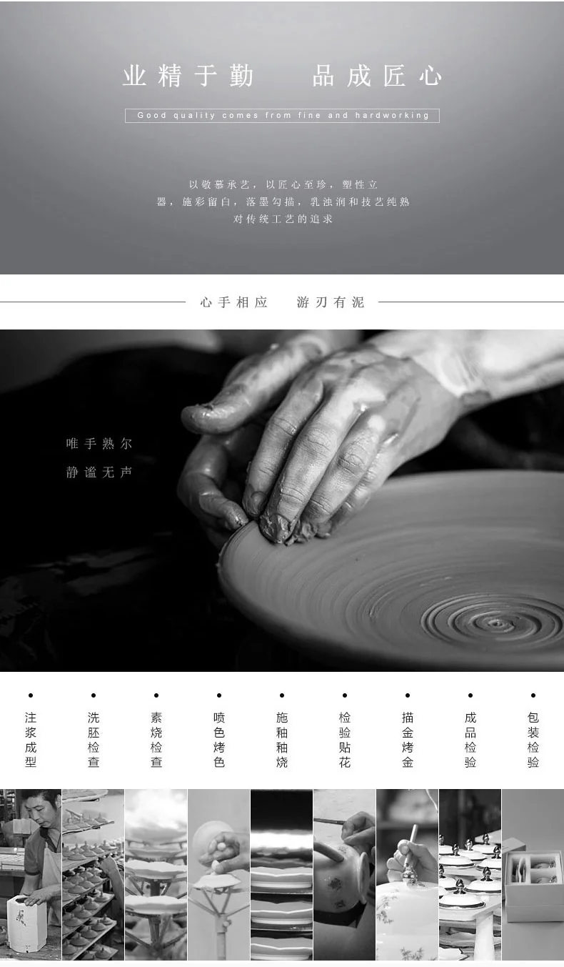 [China direct mail, time limit 5-7 days]AURATIC, Mr. Porcelain Pearl on the Sea 29 Heads Household Ceramic Medium Tableware Dishes Plate Spoon Set detail image 14