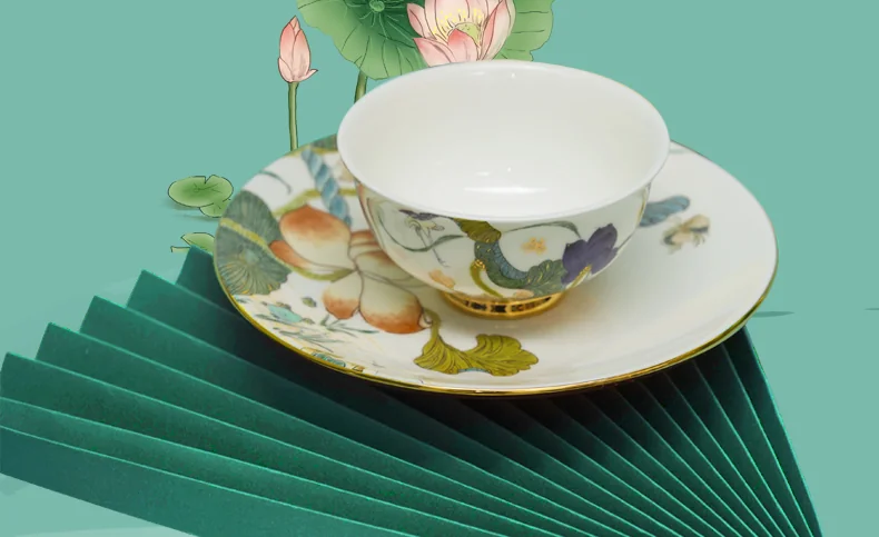 [China Direct Shipping, 10-15days] Happiness and Harmony 6Heads Cutlery (for 1 person) detail image 13