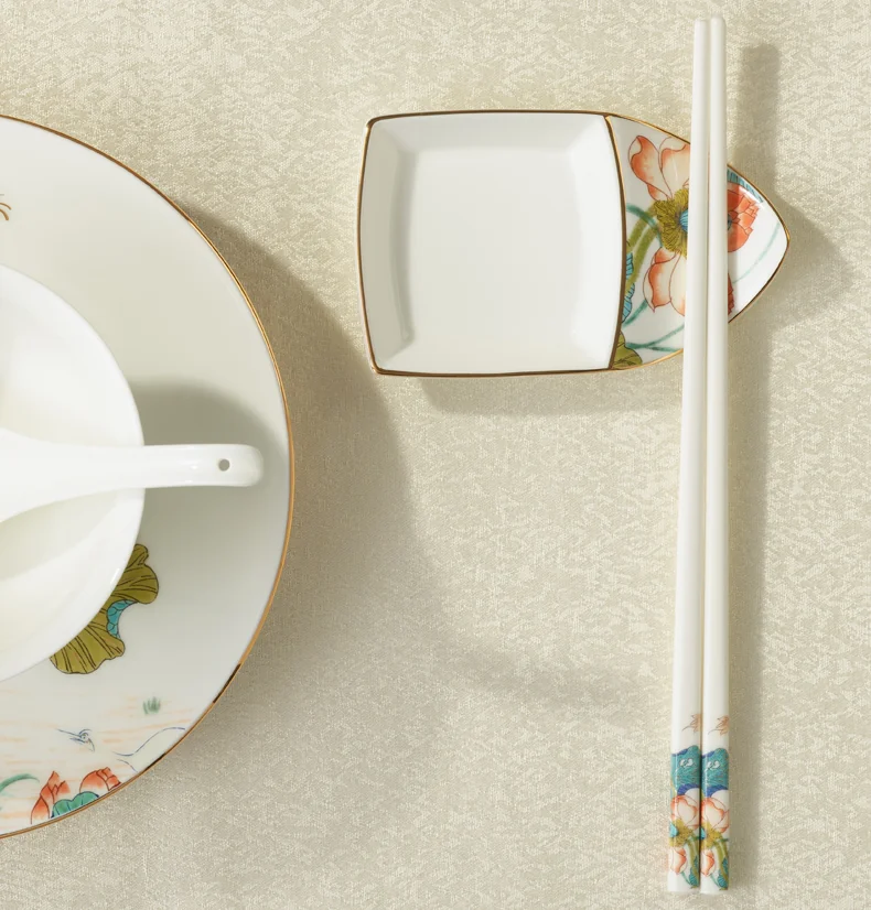 [China Direct Shipping, 10-15days] Happiness and Harmony 6Heads Cutlery (for 1 person) detail image 21