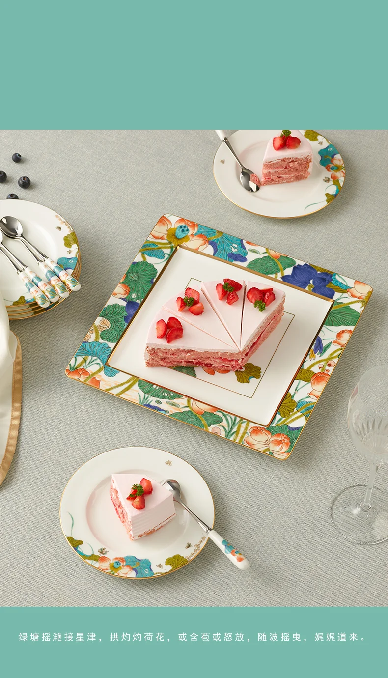[China Direct Shipping, 5-7days] Happiness and Harmony 13 Heads Fruit Dessert Set detail image 15