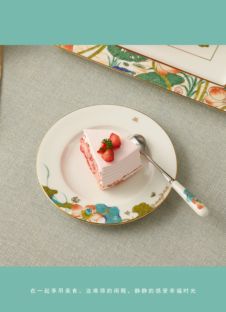 [China Direct Shipping, 5-7days] Happiness and Harmony 13 Heads Fruit Dessert Set detail image 18