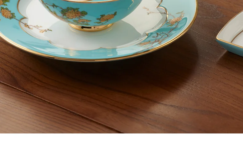 [China Direct Shipping, 5-7 days] Auratic China Porcelain Yongfengyuan Lady Porcelain Westlake Blue 29 Heads Chinese Household Tableware Set detail image 10