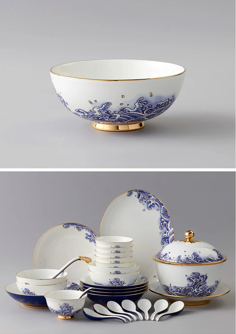 [China delivered directly, Arriving in 5-7 days]   Auratic,Mr. Porcelain, Pearl of the Sea, 31-head Chinese tableware, ceramic dishes and spoons detail image 11