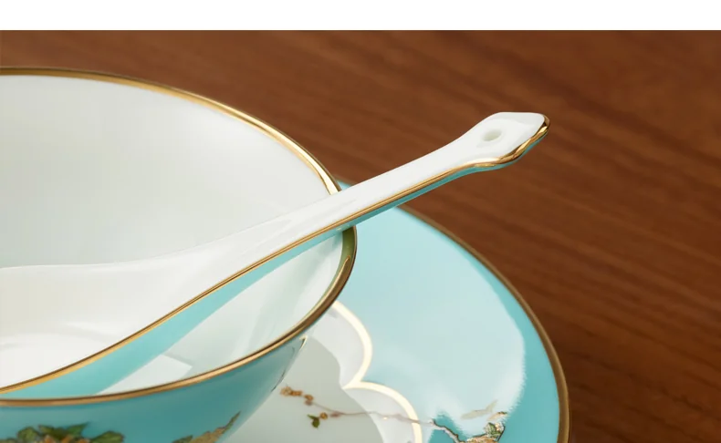 【Direct shipping from China, 5-7 days】Auratic China Porcelain Yongfengyuan Lady Porcelain West Lake Blue 44 Heads Tableware (6 persons) detail image 17