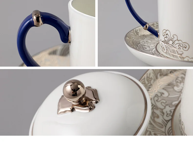 Auratic, Mr. Porcelain Sea Pearl, Conference Cup, Tea Cup, Office Cup, 350ml detail image 12