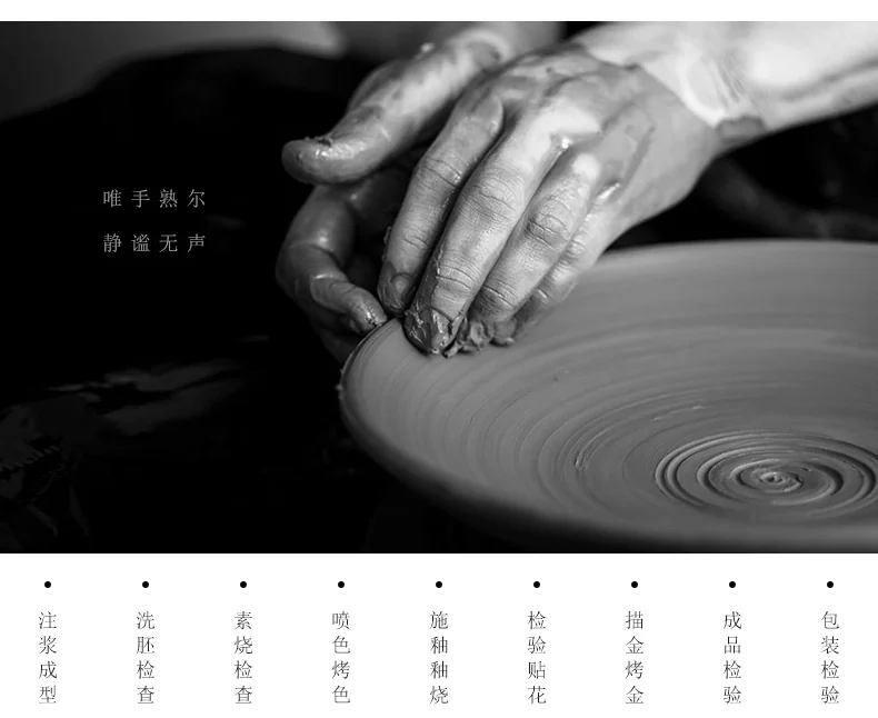【China Direct Shipping, 5-7 days】Auratic Guochen Yongfengyuan Lady Porcelain 6 Heads Chinese Tea Set (220ml) detail image 14