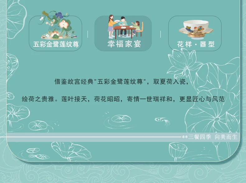 [China Direct Shipping, 5-7days] Auratic Guochen Yongfengyuan Happiness and Harmony 6-head Tea Set detail image 4