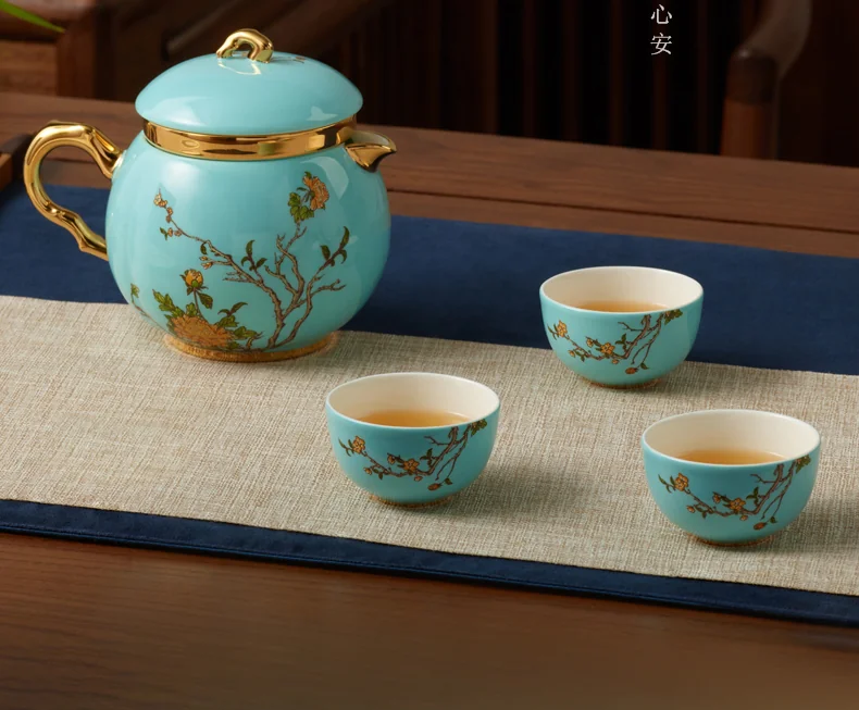 Portable Tea Set ·Auratic National Porcelain Yongfengyuan Portable Tea Set ·Auratic National Porcelain Yongfengyuan