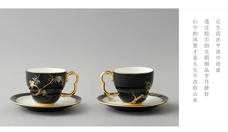 【China Direct Shipping, 5-7 days】Auratic Guochen Yongfengyuan Pomegranate Home 14 Head Straight Pot Tea Set (480ml) detail image 11