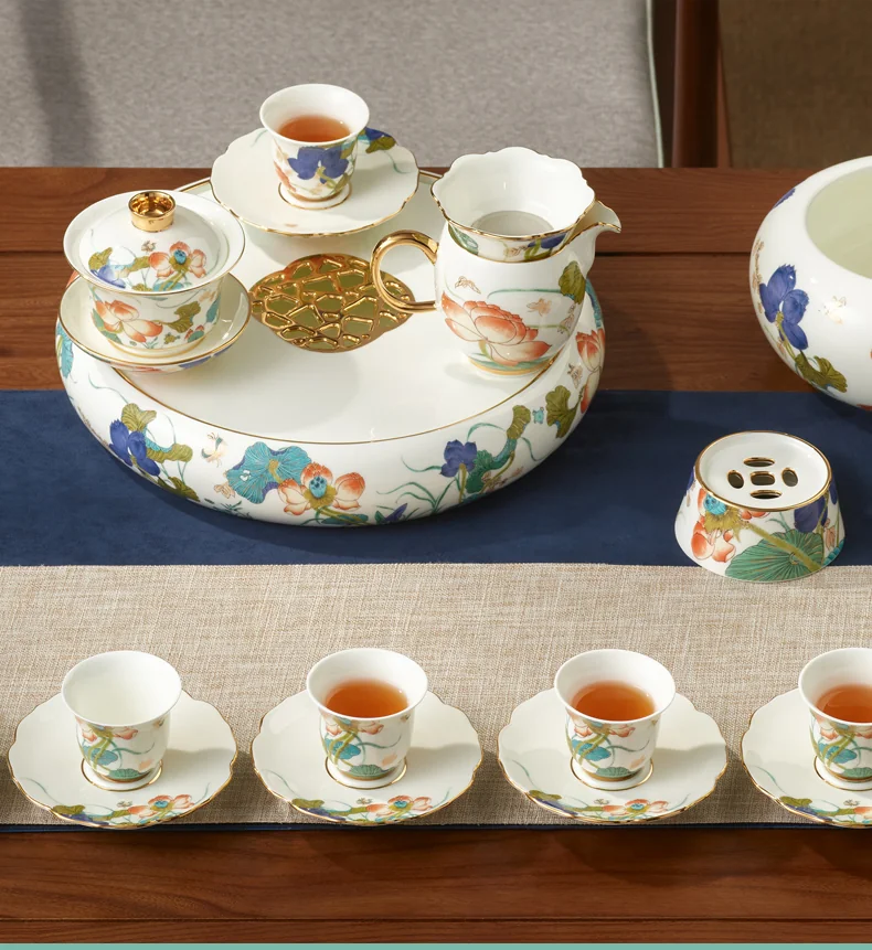 [China Direct Shipping, 5-7days] Happiness and Harmony 36 Heads Tea Set (10 Seats) detail image 15