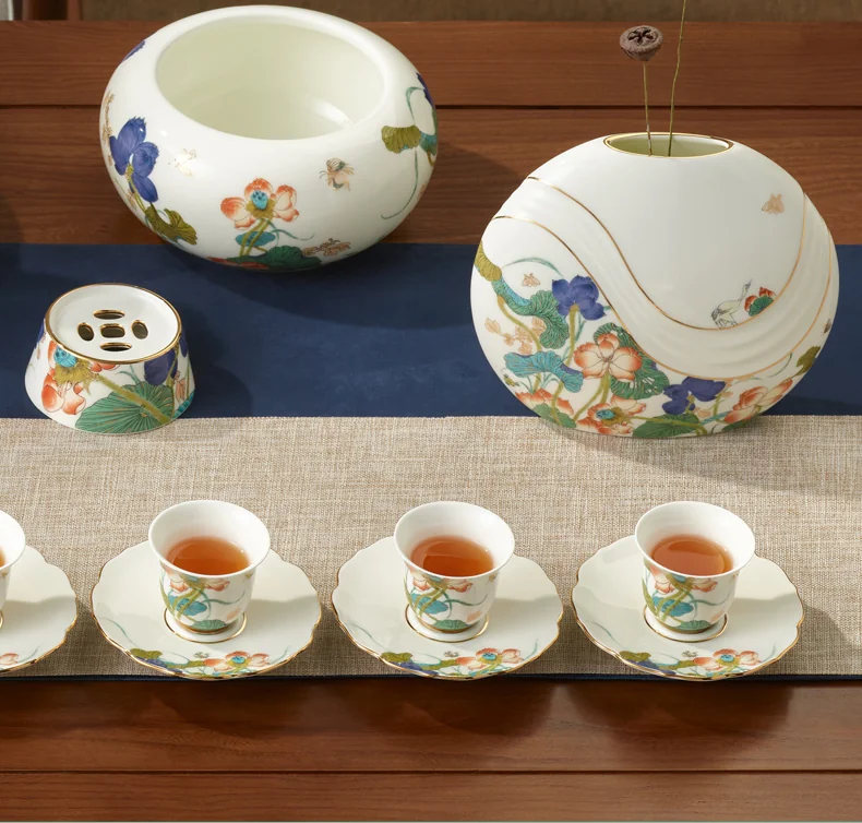 [China Direct Shipping, 5-7days] Happiness and Harmony 36 Heads Tea Set (10 Seats) detail image 23