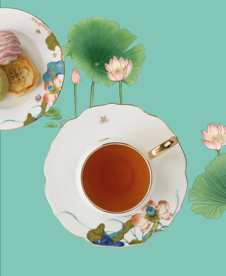 Auratic, Porcelain, happiness and naruto, 2-pcs Coffee Cup & Saucer, tea cup, 180ml detail image 6