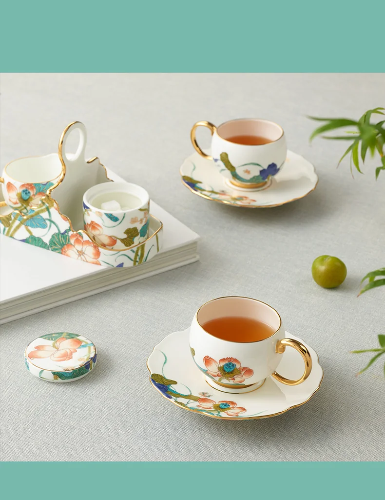 [China Direct Shipping, 5-7days] Auratic Guochen Yongfengyuan Happiness and Harmony 18-head Multi-Purpose Tea Set detail image 21