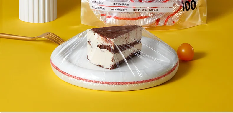 This rule disposable plastic wrap cover bag tear-free plastic wrap BZBXM001 does not pick tableware bowls and plates universal detail image 3