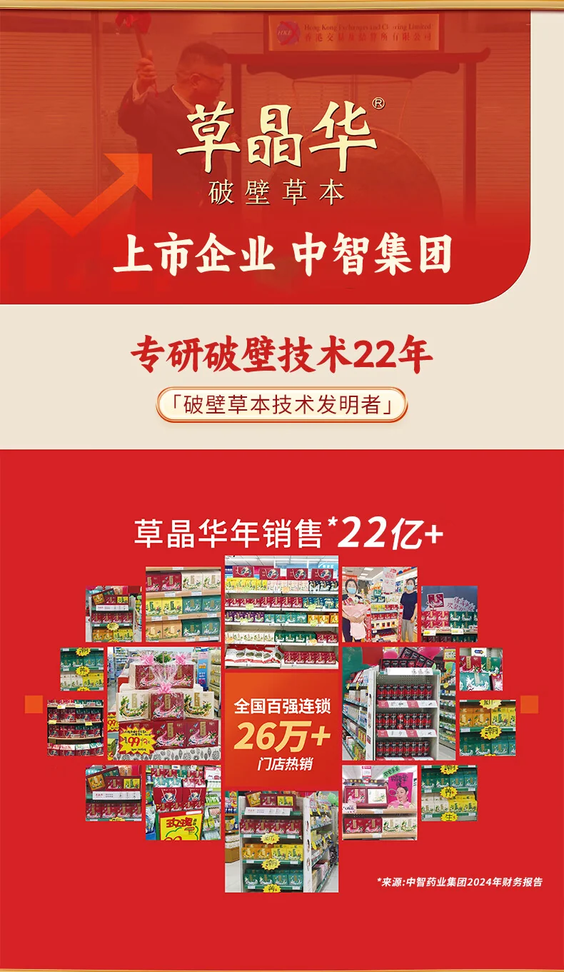 [Direct shipping from China, delivery in 5–12 days] Caojinghua Astragalus (Broken-Cell Wall TCM Granules); Herbal blend of Astragalus, Angelica Sinensis (Dang Gui), and Codonopsis (Dang Shen). detail image 1