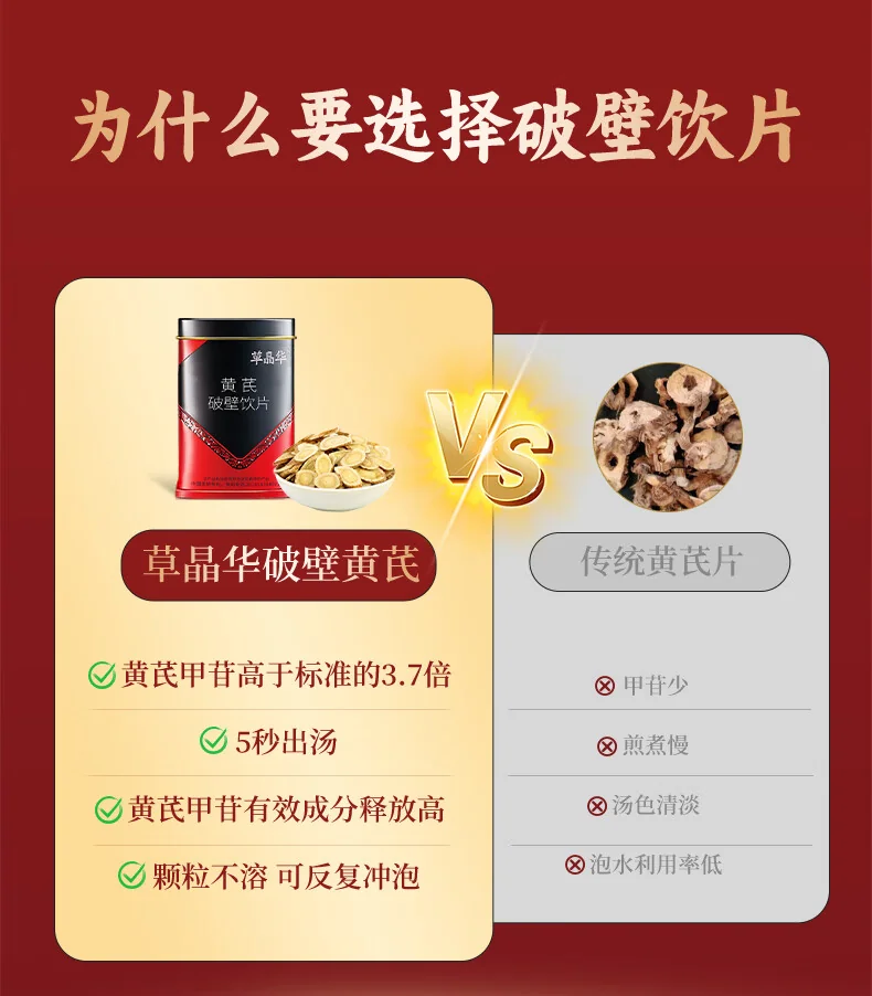[Direct shipping from China, delivery in 5–12 days] Caojinghua Astragalus (Broken-Cell Wall TCM Granules); Herbal blend of Astragalus, Angelica Sinensis (Dang Gui), and Codonopsis (Dang Shen). detail image 8