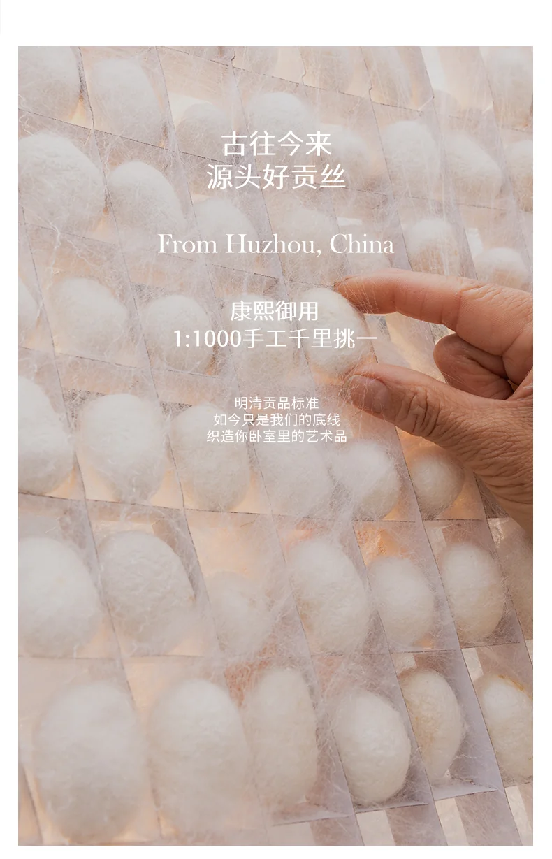 Silkueen 100% mulberry silk pure silk pillowcase, high-end single silk pillowcase, three colors optional, 74*48cm detail image 6